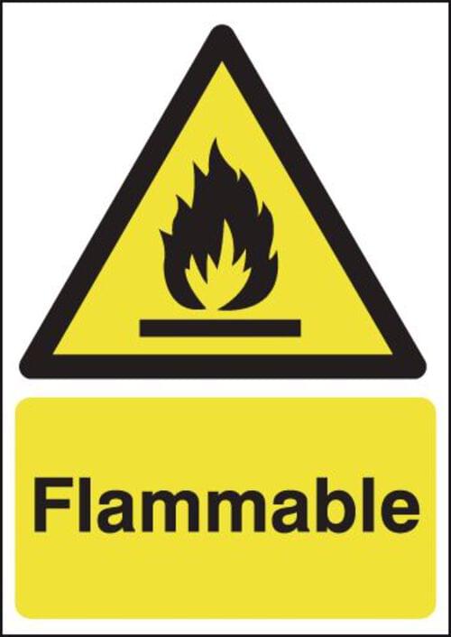 420x297mm Flammable - Rigid