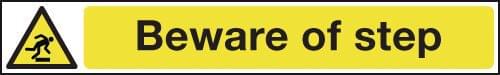 60x400mm Beware of Step - Rigid