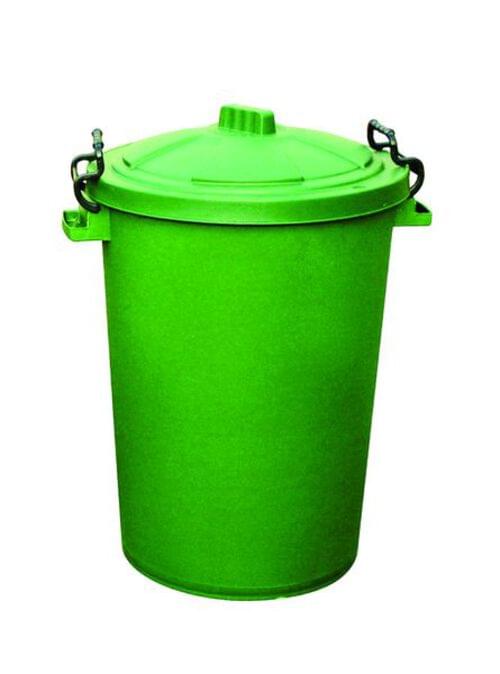 110 Litre Clip Lid Bin - Green