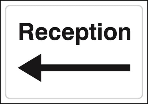 A3 Reception Left (Landscape) - Rigid