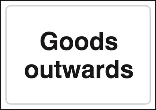 A3 Goods Outwards (Landscape) - Rigid