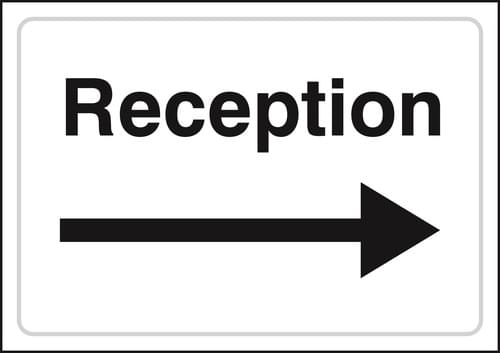 A3 Reception Right (Landscape) - Rigid