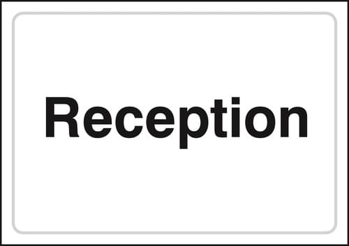 A3 Reception (Landscape) - Rigid