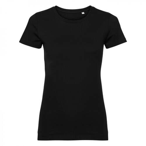 Women's Pure Organic Tee- Black, Large