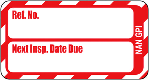 Scafftag Fire Equipment Replacement Inserts - Pack of 20