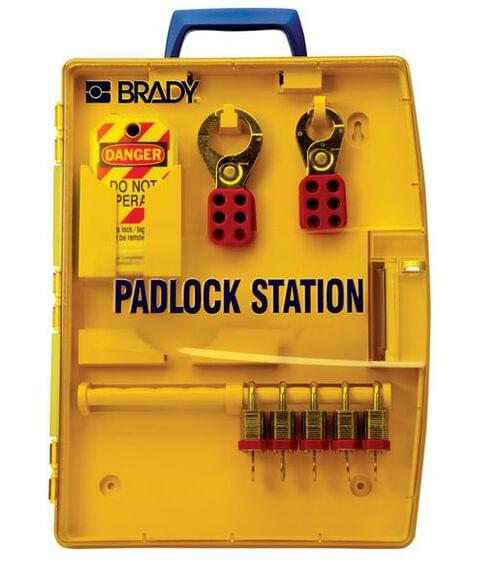 178 x 337 x 64mm Portable Padlock Station