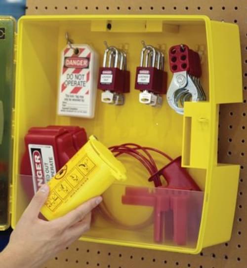 432 x 432 x 171mm Portable Padlock Station