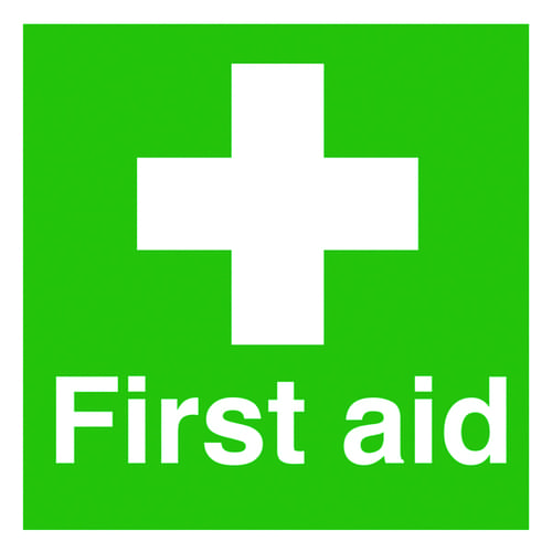 50x50mm First Aid - Pk of 10 Labels
