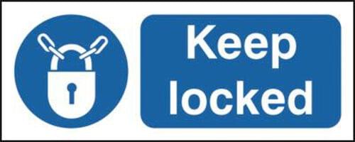 100x250mm Keep Locked - Rigid