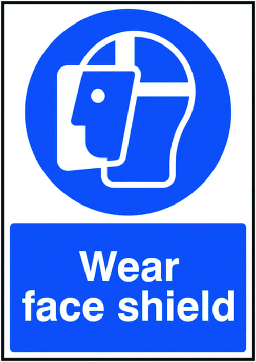 420x297mm Wear Face Shield - Rigid