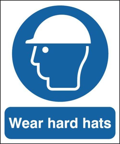 420x297mm Wear Hard Hats - Rigid