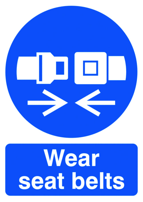 297x210mm Wear Seat Belts - Rigid