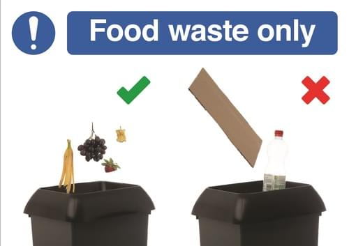 297x420mm Food waste (Do/Don't) - Rigid