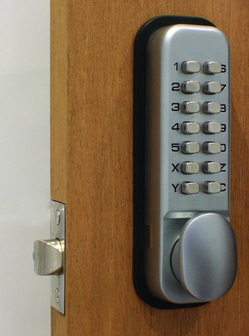 Key Pad Door Locks Satin Chrome