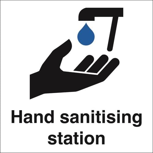 200X200 Hand Sanitising Station - Rigid