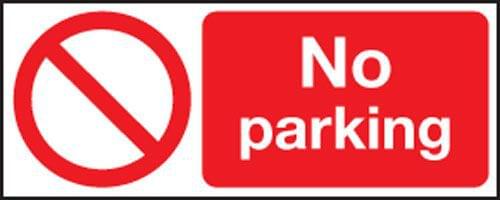 100x250mm No Parking - Rigid