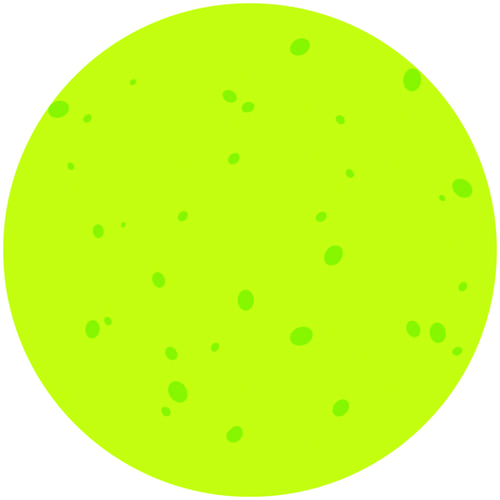 75mm Dia Photoluminescent Dots - Pk of 20