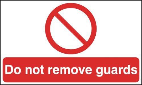 150x300mm Do not remove guards - Rigid