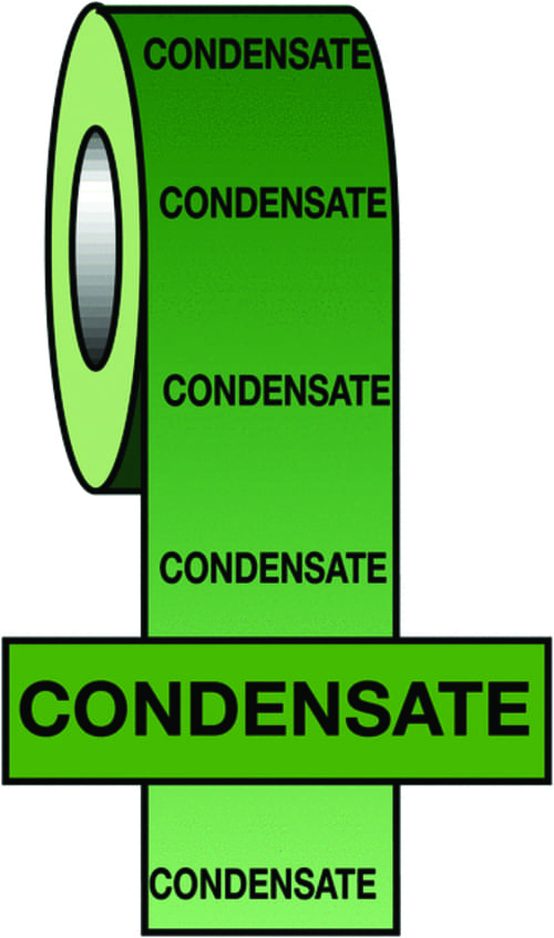 150mmx33m Condensate BS Pipeline Marking & Identification Tape