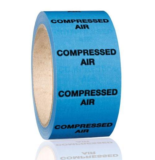 50mmx33m Compressed Air BS Pipeline Marking & Identification Tape