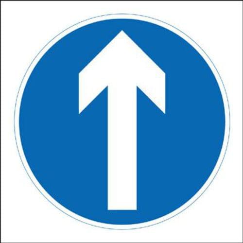 450x450mm Diagonal Arrow up traffic sign