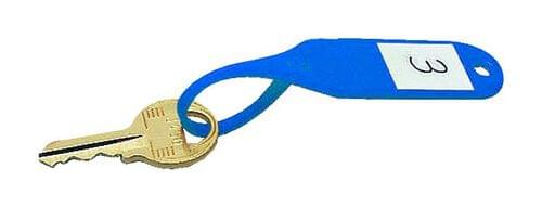 Reusable Key Tag - Blue