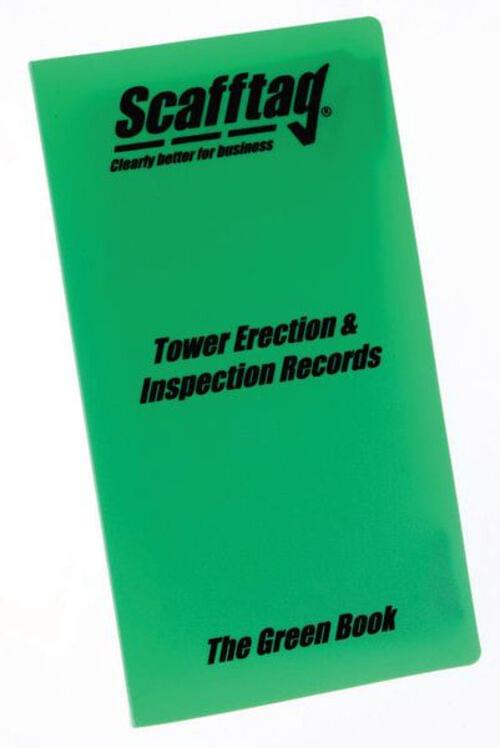 Scafford Erection & Inspection Book - Green