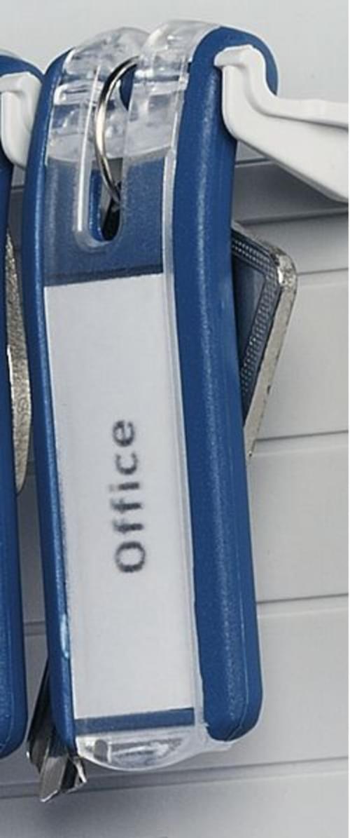 Pack of 6 Key Clips - Blue