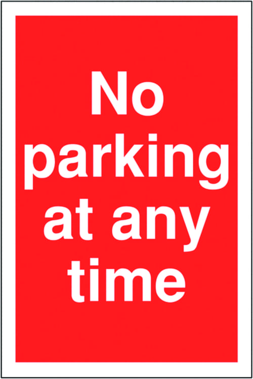 400x300 No parking at anytime