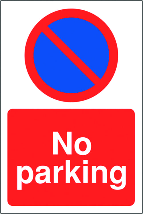 400x300 No parking (with symbol)