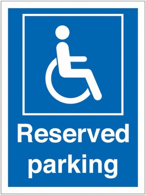 400x300 Disabled reserved parking