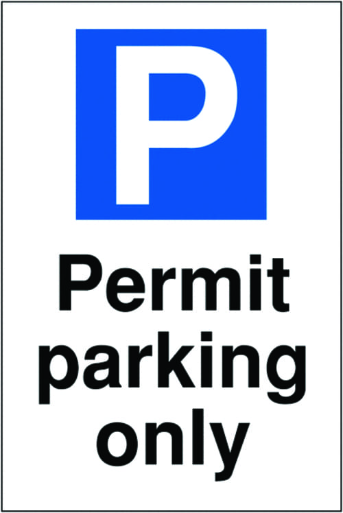400x300 Permit parking only