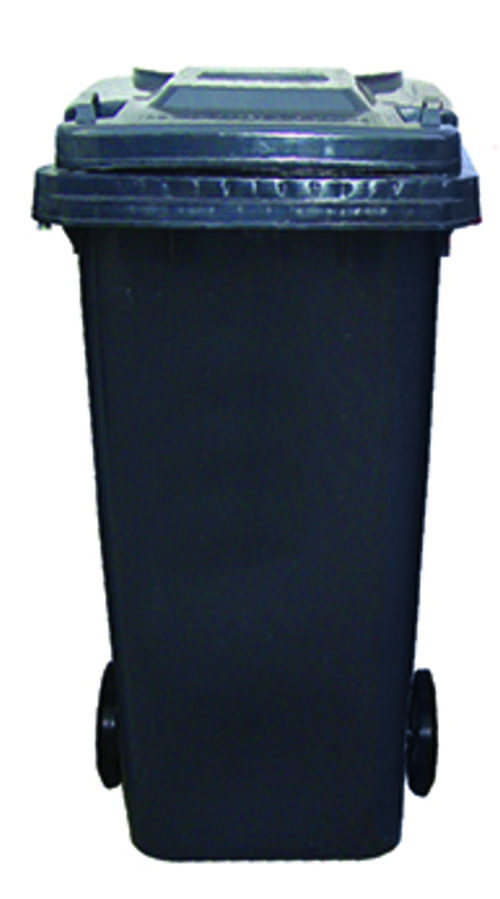 120 Litre Wheeled Bin - Black