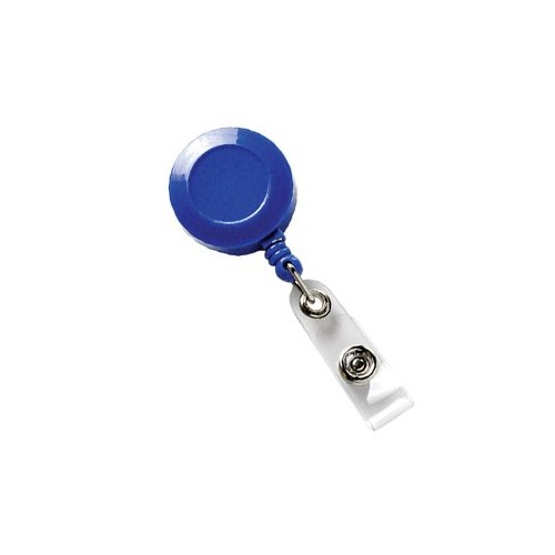 Blue Retractable Badge Reel- Pack of 5