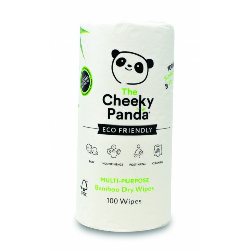 Multi-Purpose Bamboo Dry Wipes- Pack of 10