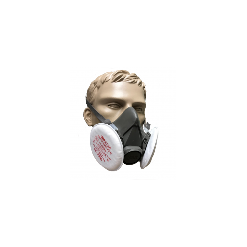 3M 6000 Reusable Half Mask- P3 R filters included