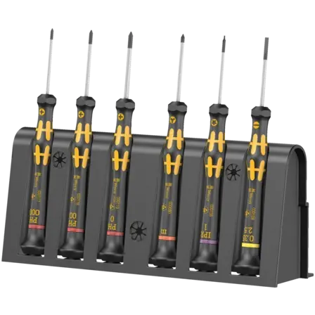 Wera 1550 A/6 KRAFTFORM MICRO S/DRIVER SET PH/SL/M ESD 6PC