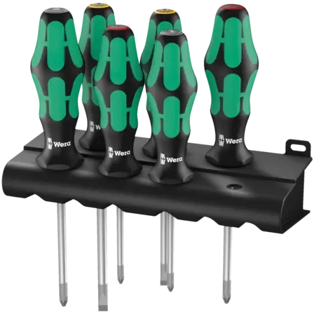 Wera 335/350/355/6 S/DRIVER SET SL/PH/PZ K;FORM PLUS 6PC