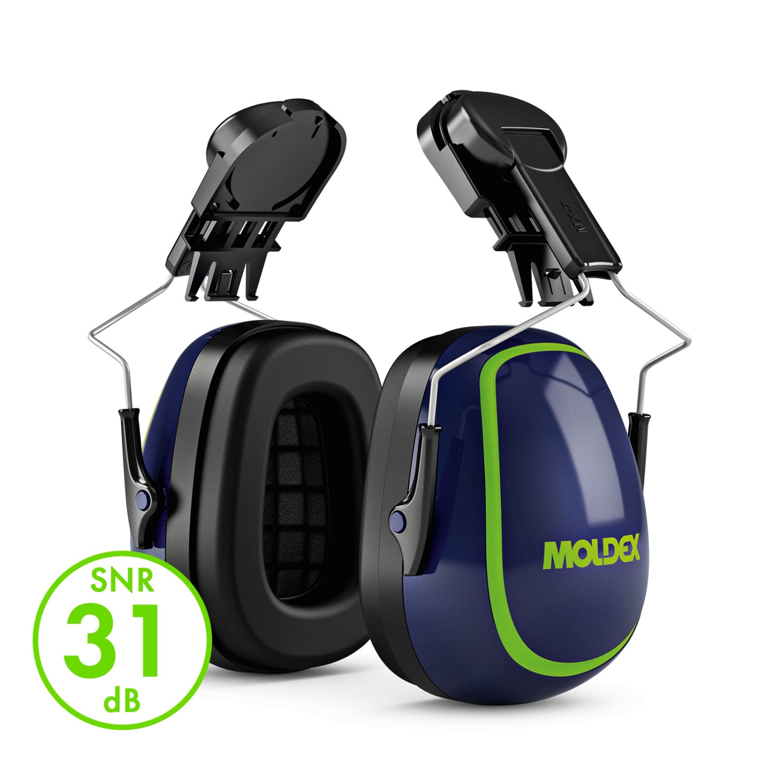 MX-7 30mm Euro Slot Helmet Mounted Earmuffs SNR 31 dB MOL6140