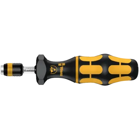 Wera 7441 TORQUE S/DRIVER ADJ ESD 1/4 HEX 1.2-3.0Nm X 0.10Nm