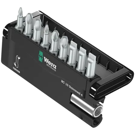 Wera 8100-9-899/TZ BITCHECK SL/PH/PZ EXTRA TOUGH 10PC
