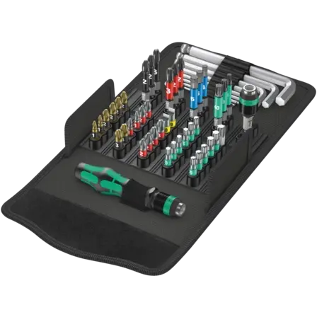 Wera K'FORM KOMPAKT 100 SCREWDRIVING SERVICE KIT 52PC