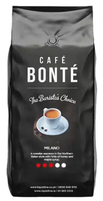 Café Bonte Milano Beans 1kg x 8