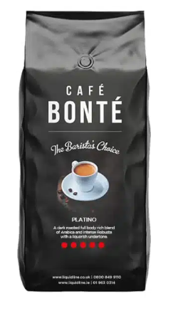 Cafe Bonte Platino Beans 1kg x 8