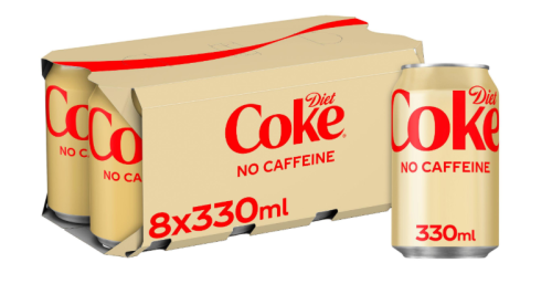 Diet Coke Caffeine Free Cans 330ml x 8