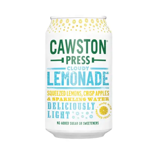 Cawston Press Cloudy Lemonade Can (B Corp) 330ml x 24