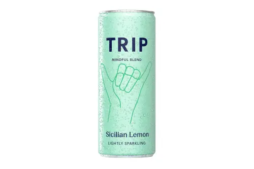 Trip Sicilian Lemon Liughlty Sparkling Mindful Blend 250ml x 12