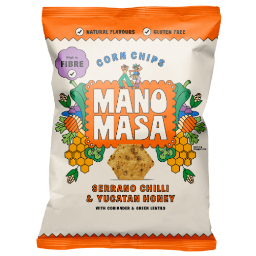 Manomasa Chilli & Honey Tortilla Chips (GF) 40g x 16