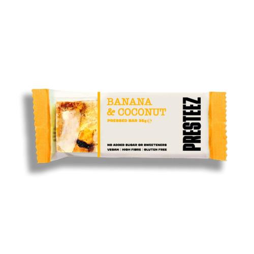 Presteez Banana & Coconut Bar (Vegan) (GF) 35g x 12