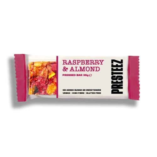 Presteez Raspberry & Almond Bar (Vegan) (GF) 35g x 12